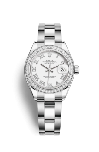 Rolex Lady-Datejust 28 m279384RBR-0020 White Roman Oyster 2025