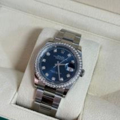 Rolex Datejust 36 126284RBR G Blue Oyster 2025