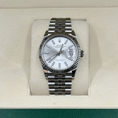 Rolex Datejust 36 126234 Silber Index Jubilee 2025