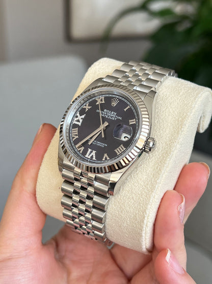 Rolex Datejust 36 126234 Lila VIIX Jubiläum 2024