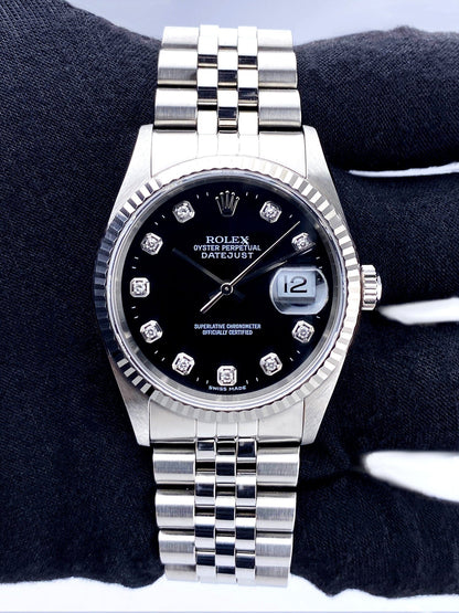 Rolex 16234G BLACK 2004