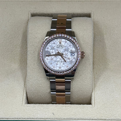 Rolex Datejust 31 278381RBR Silver Floral Flower Oyster 2026