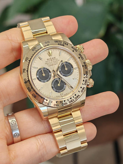 Rolex Cosmograph Daytona 126508 Golden und leuchtend schwarz