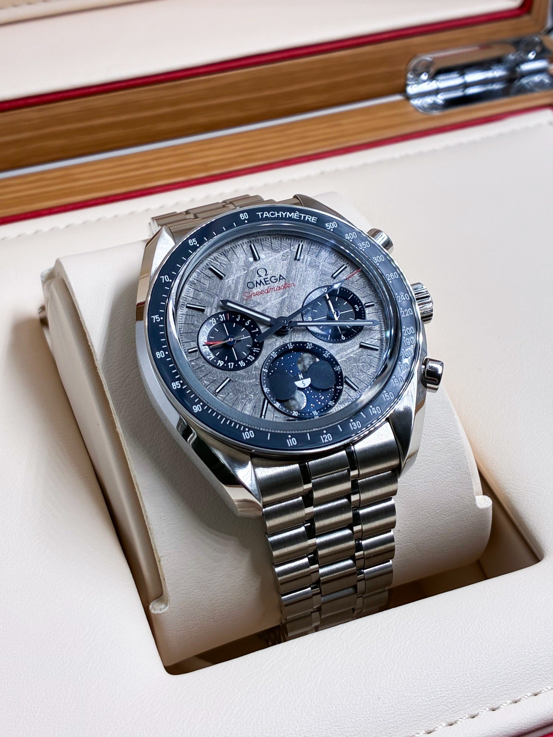 Omega Speedmaster 304.30.43.52.06.001 Moonphase Stainless Steel