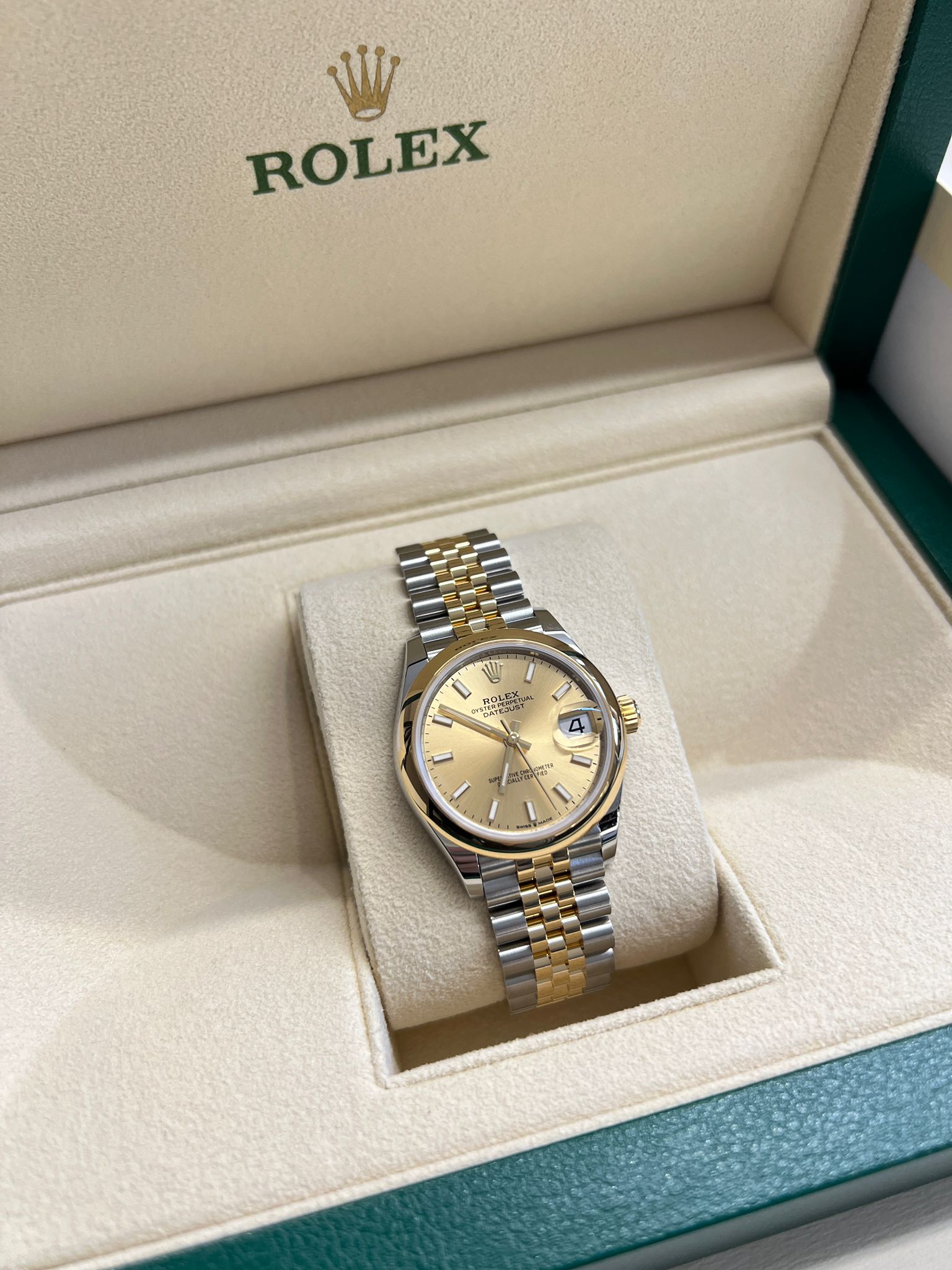 Rolex Datejust 31 278243 Champ Index Jubilee 2025