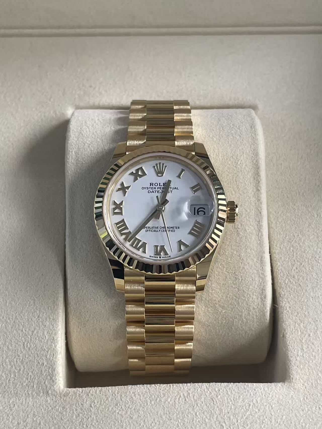 Rolex Datejust 31 278278 White Roman 2025