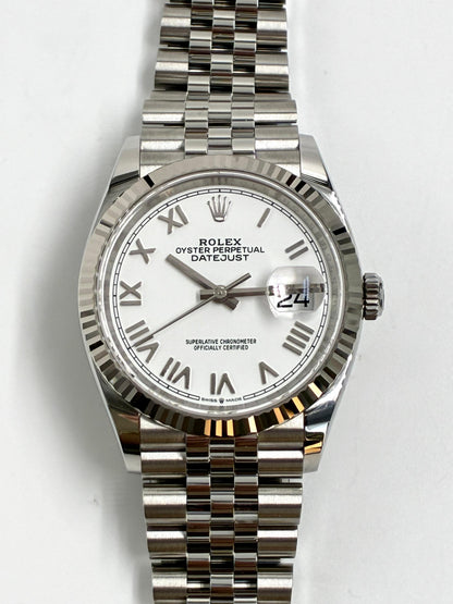 Rolex Datejust 36 126234 White Roman Jubilee 2026