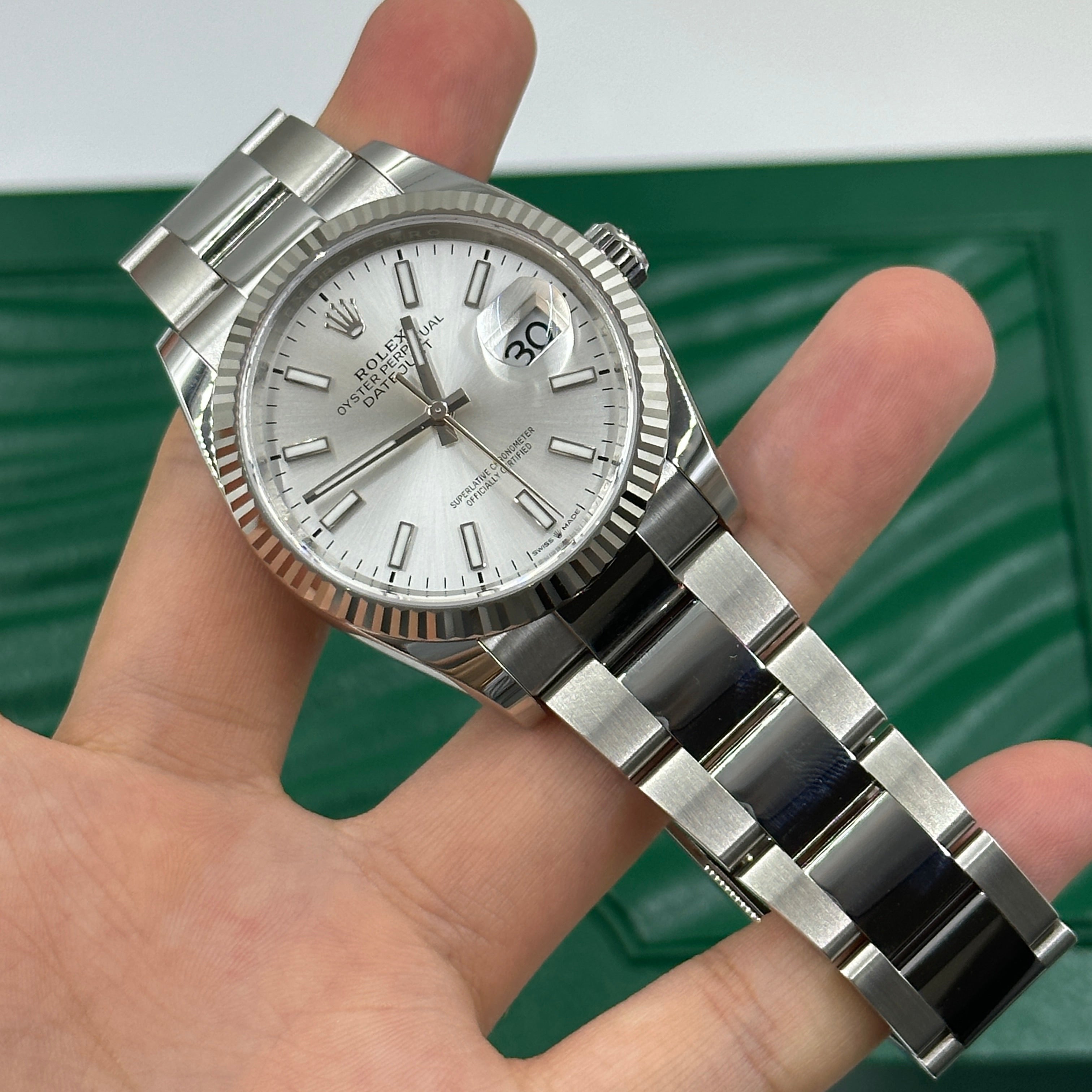 Rolex Datejust 36 126234 Silver Index Oyster 2026