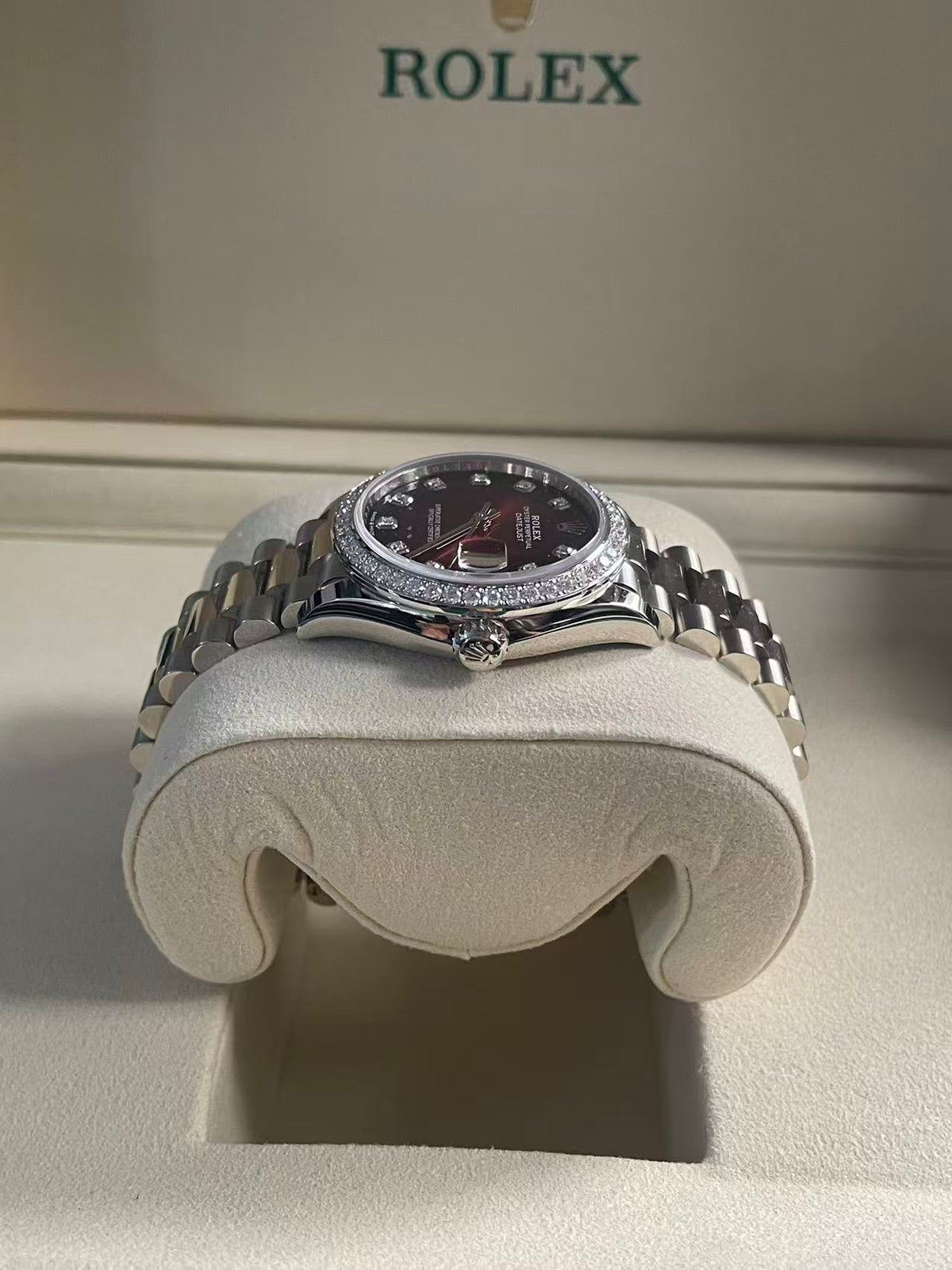 Rolex Datejust 31 278289RBR Red Ombre Set with Diamonds