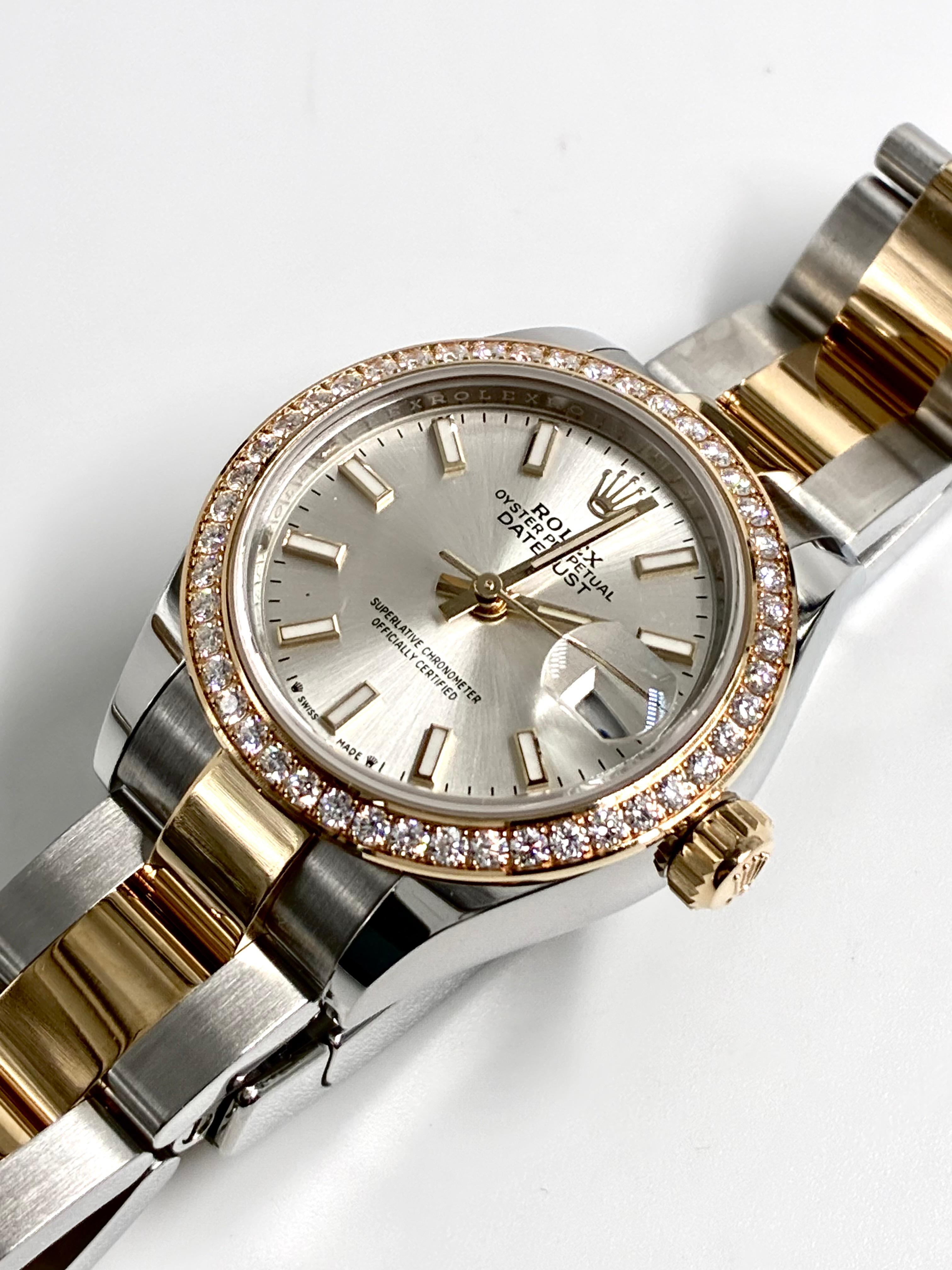 Rolex Lady-Datejust 28 m279383RBR-0018 Silver Index Oyster 2025