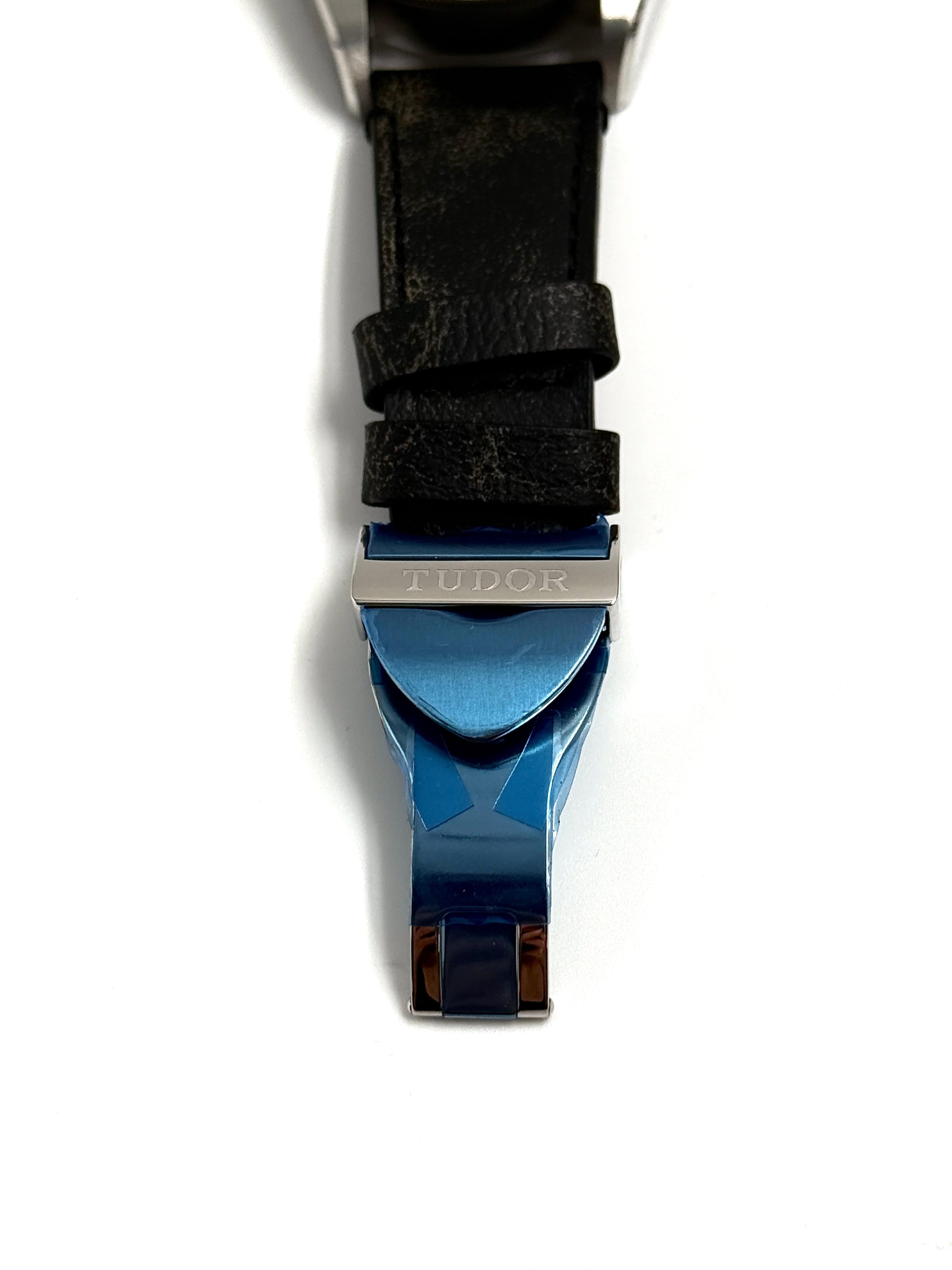 Tudor Black Bay 41 mm 79230N-0008 Schwarzes Leder 2024 HWN