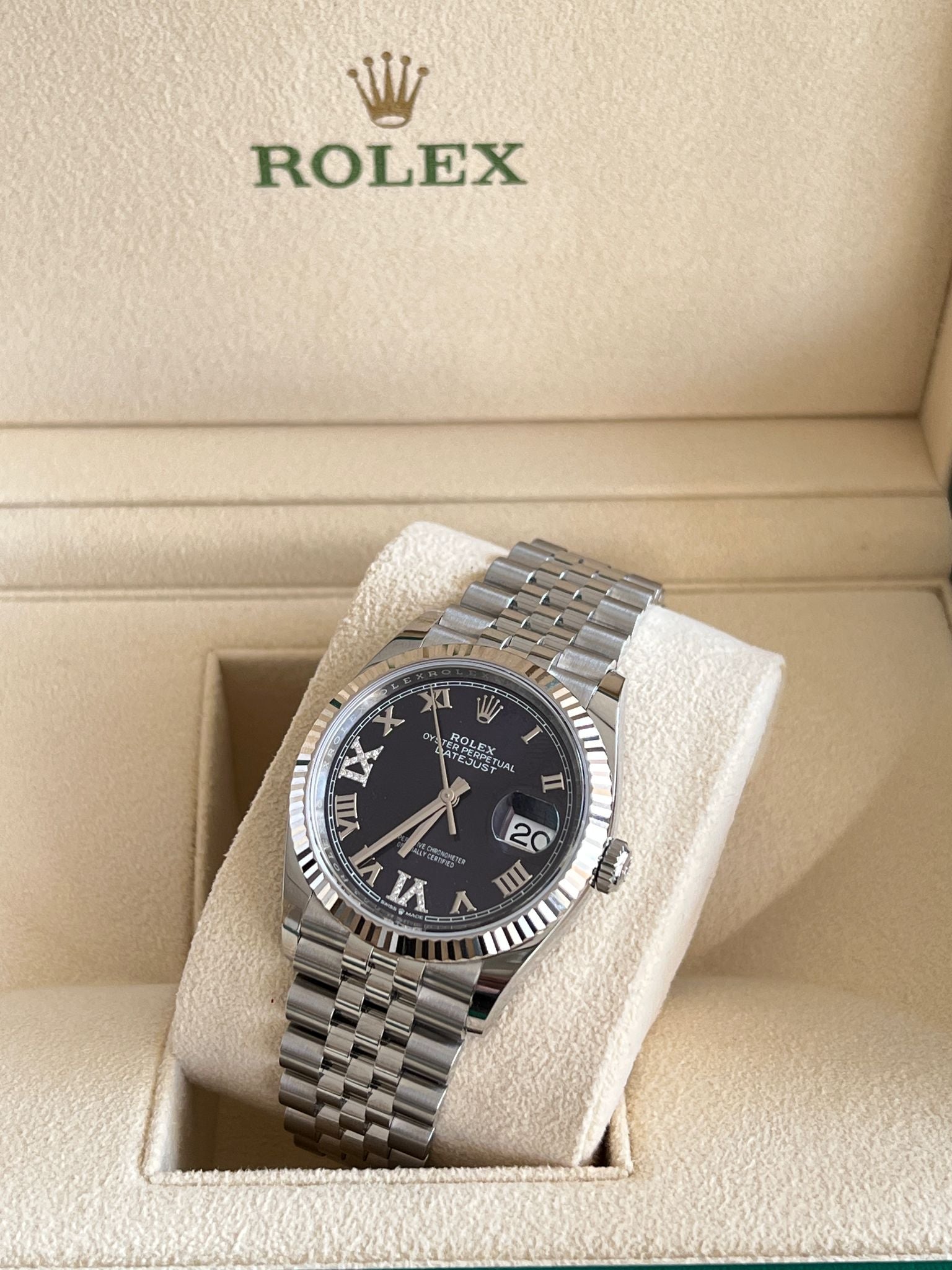 Rolex Datejust 36 126234 Lila VIIX Jubiläum 2024