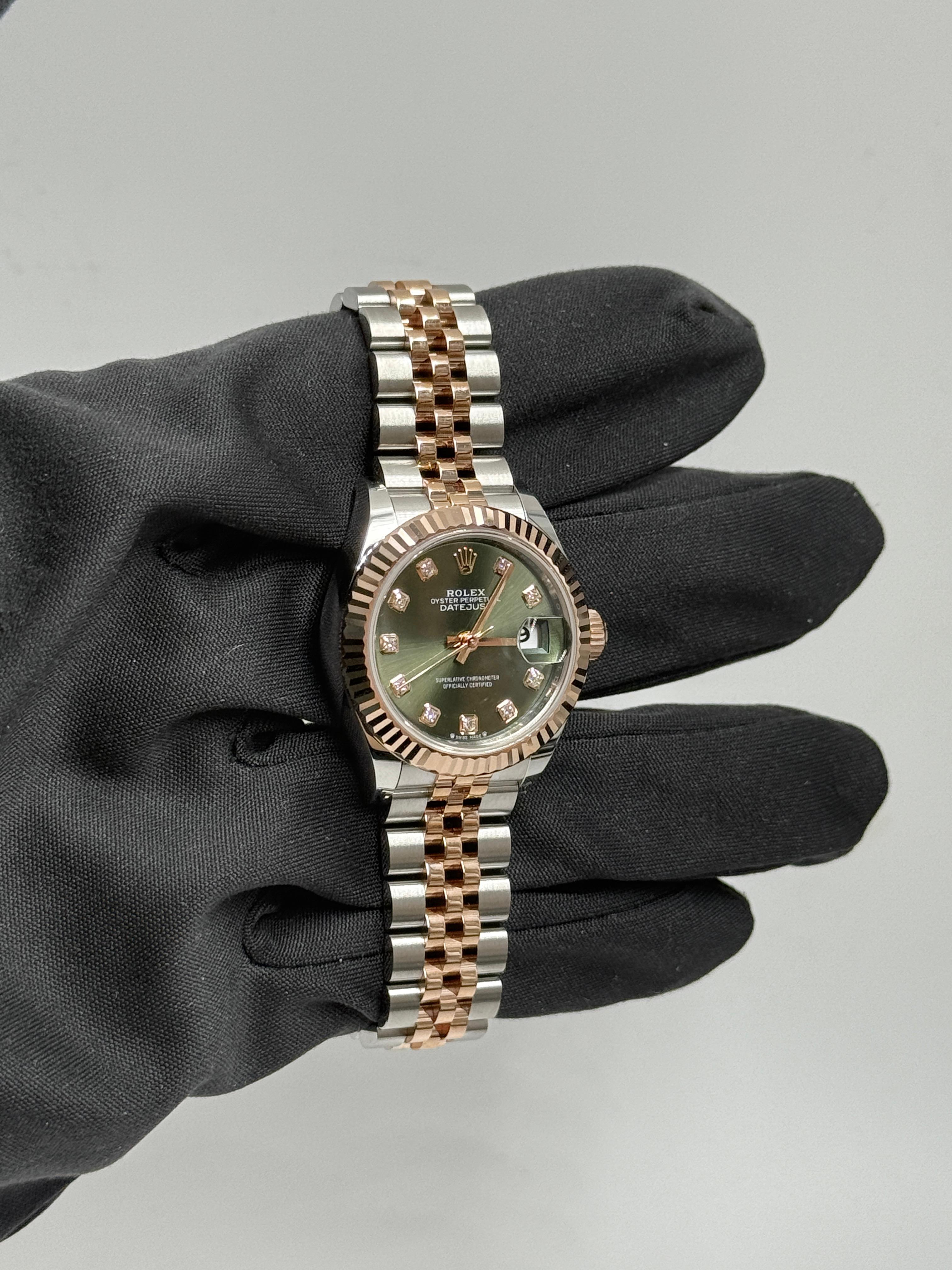 Rolex Lady-Datejust 279171G Green Jubilee 2025