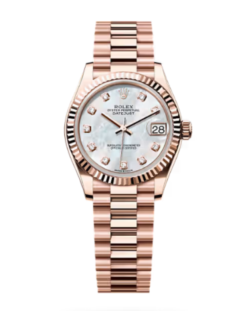 Rolex More Datejust technical details 278275NG MOP WHITE 2025