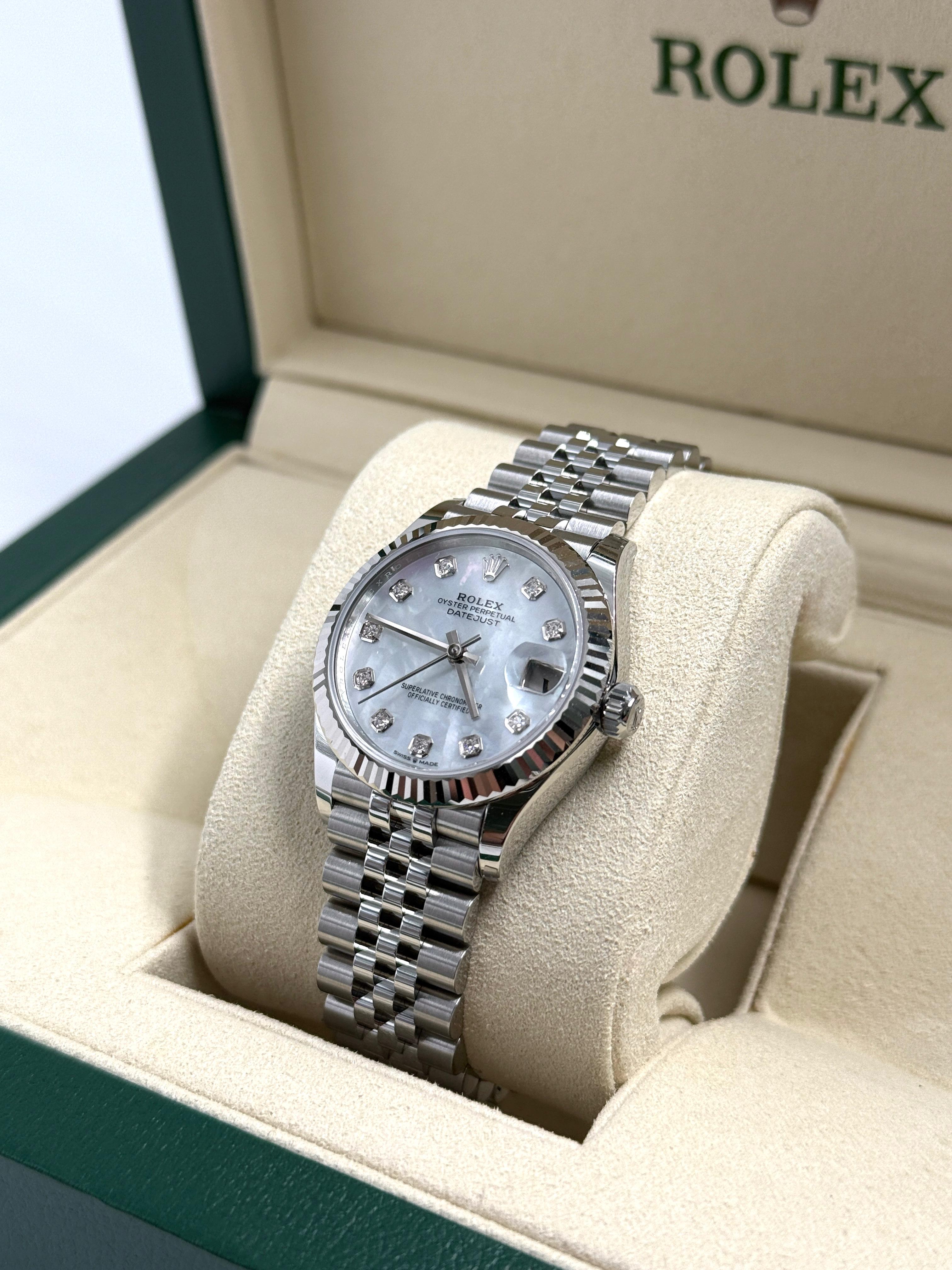 Rolex Datejust 31 278274Ng Weißes Jubiläum 2025