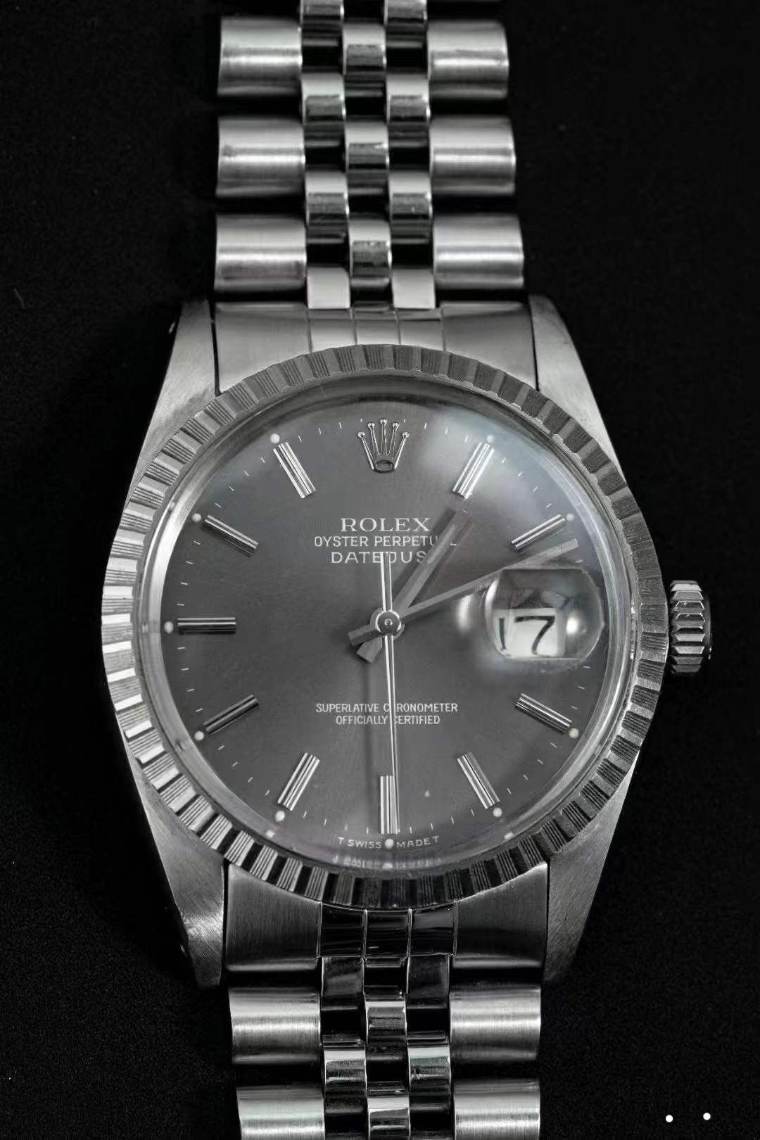 Rolex Datejust 36 16030 Grey Naked