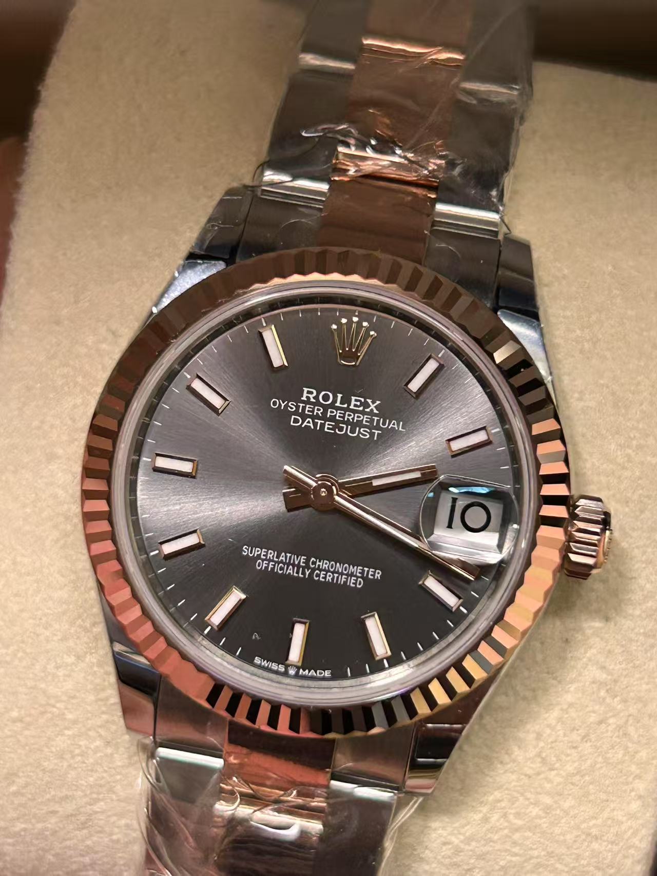 Rolex Datejust 31 278271 Grau Index Oyster 2024