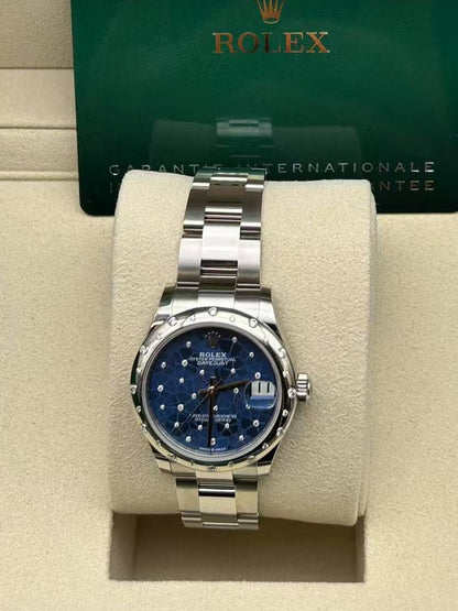 Rolex Datejust 31 278344RBR Blue Floral Oyster