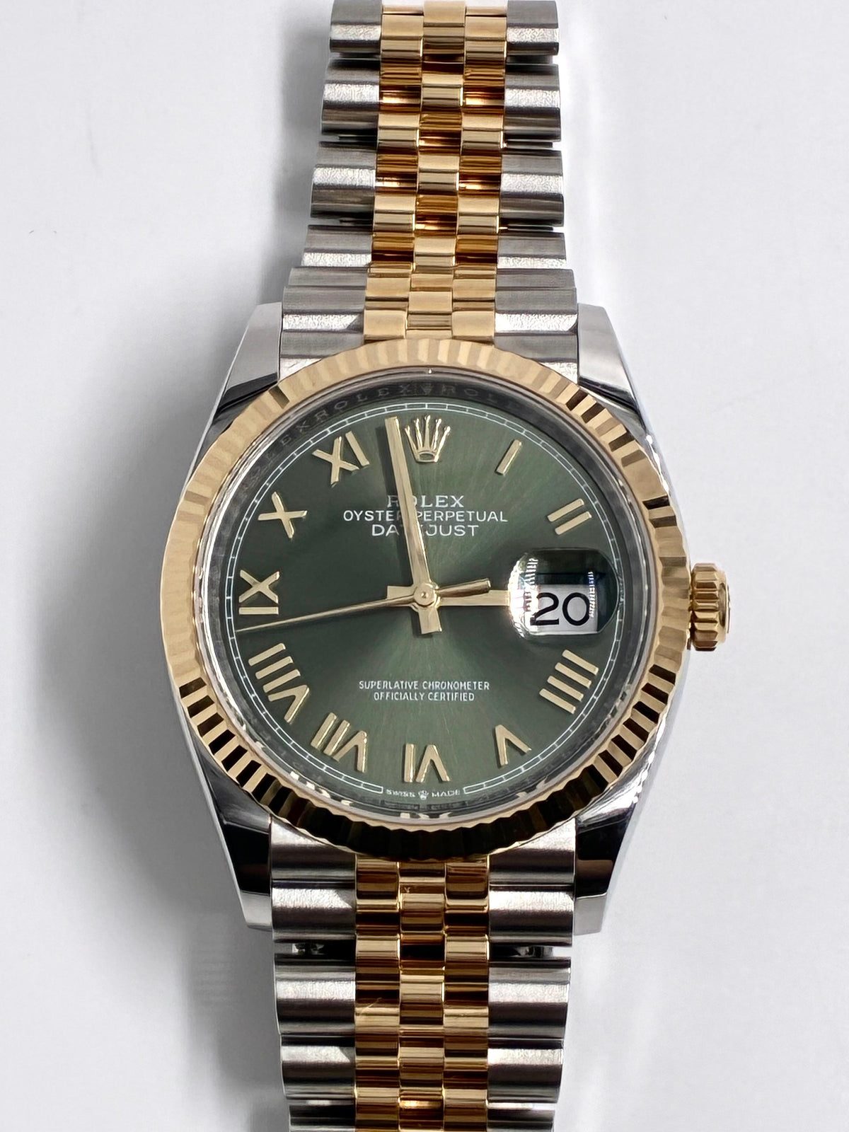 Rolex Datejust 36 126233 NEW GREEN ROMAN JUB 2026