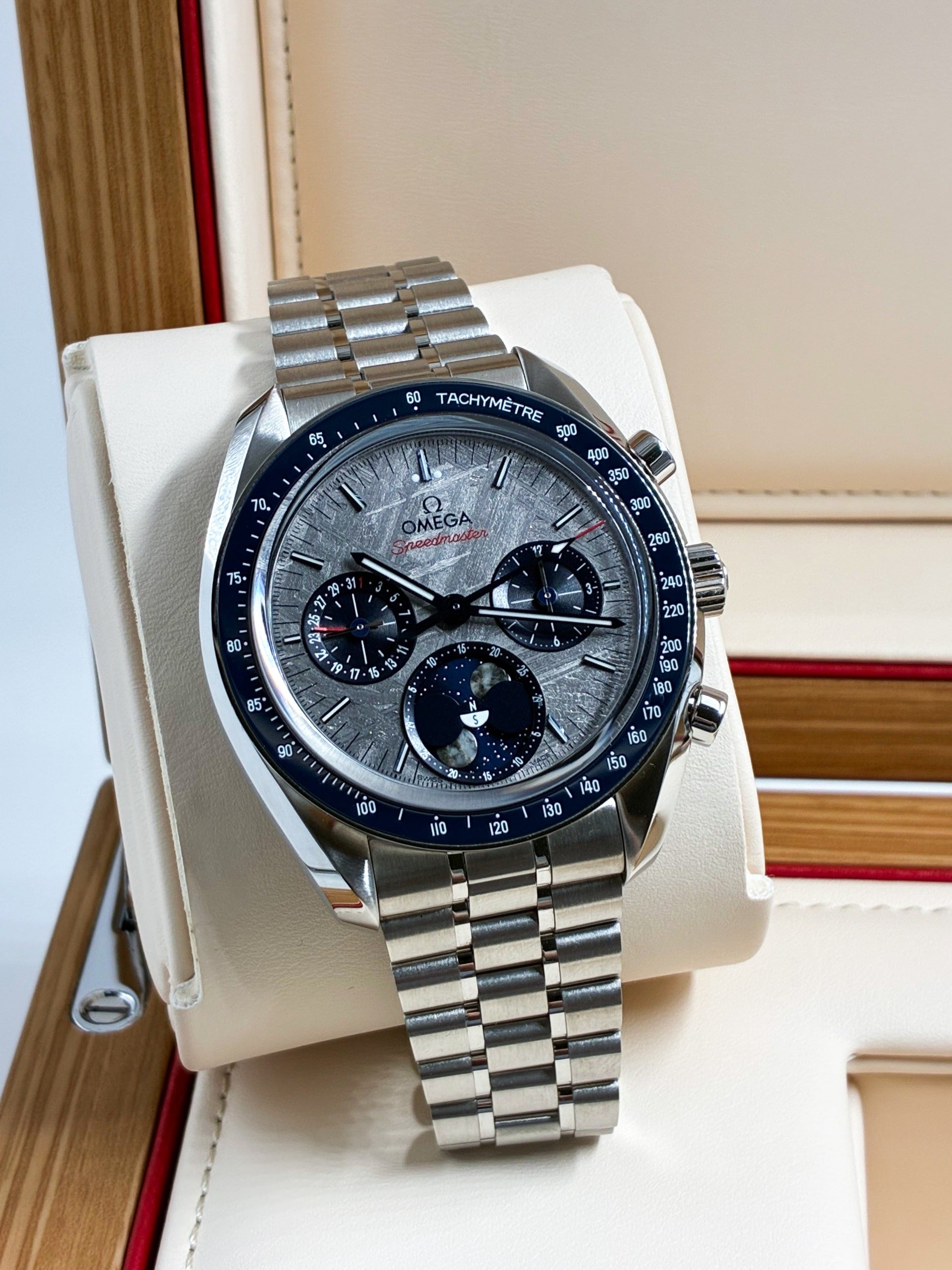 Omega Speedmaster 304.30.43.52.06.001 Moonphase Stainless Steel