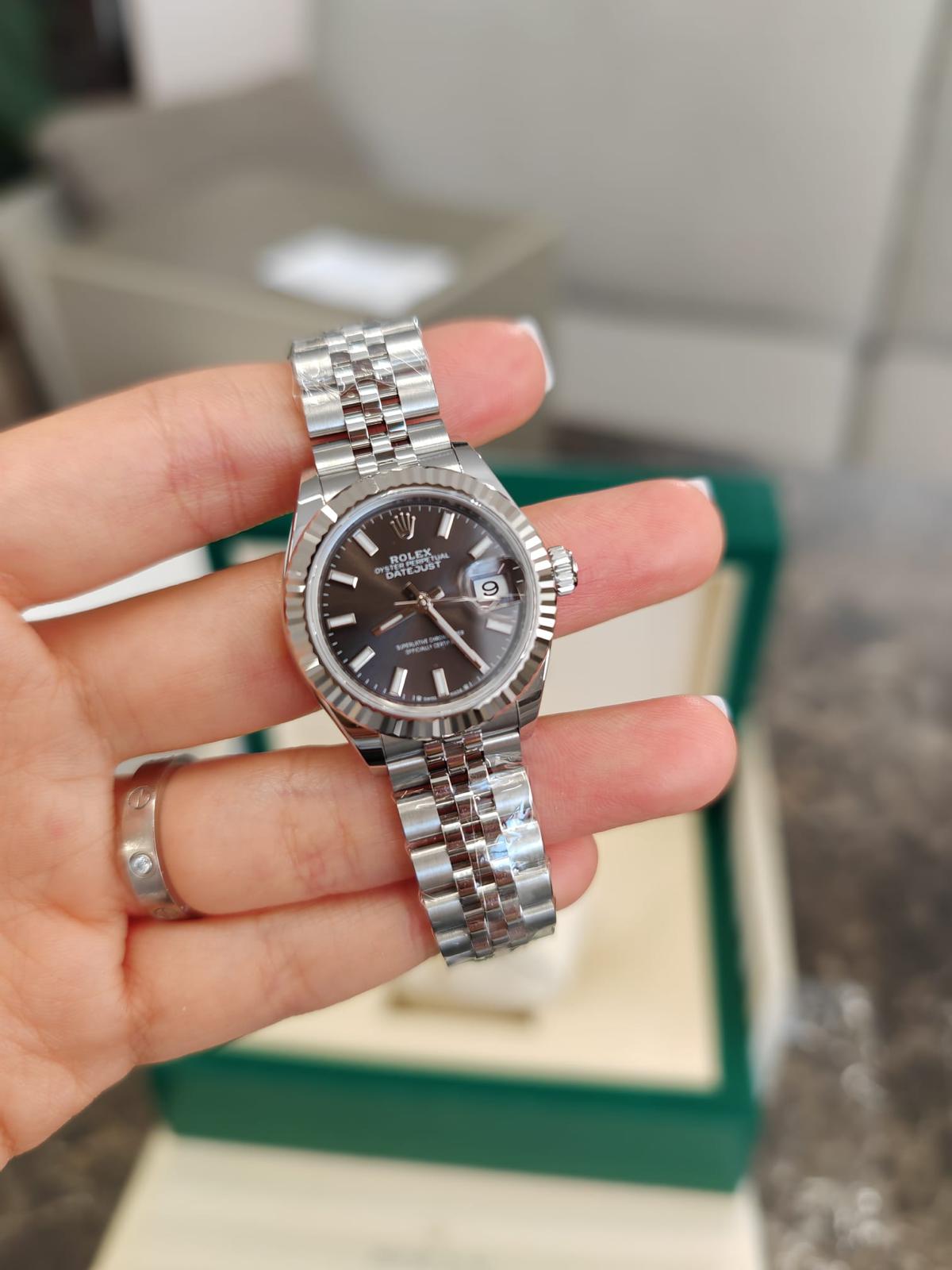 Rolex Lady-Datejust 279174 Grauer Index Jubilee 2025