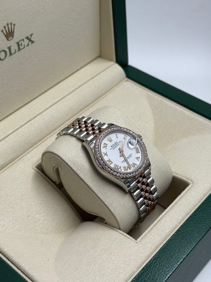 ROLEX Datejust 31MM  278381RBR WHITE ROMAN JUB