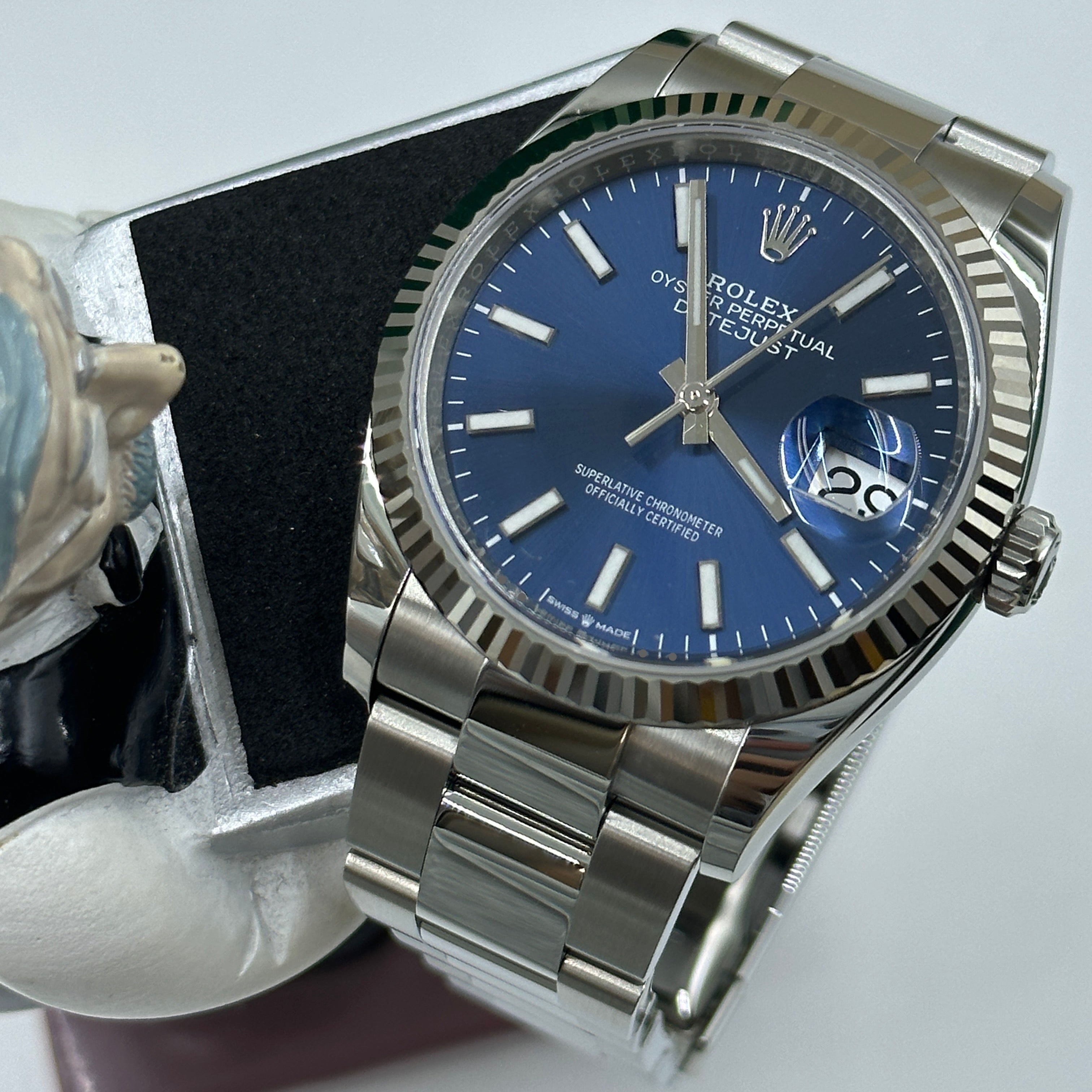 Rolex Datejust 36 126234 Blauer Index Oyster 2025