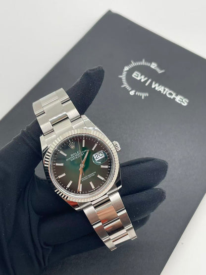Rolex Datejust 36 126234 Ombré Green Oyster 2026