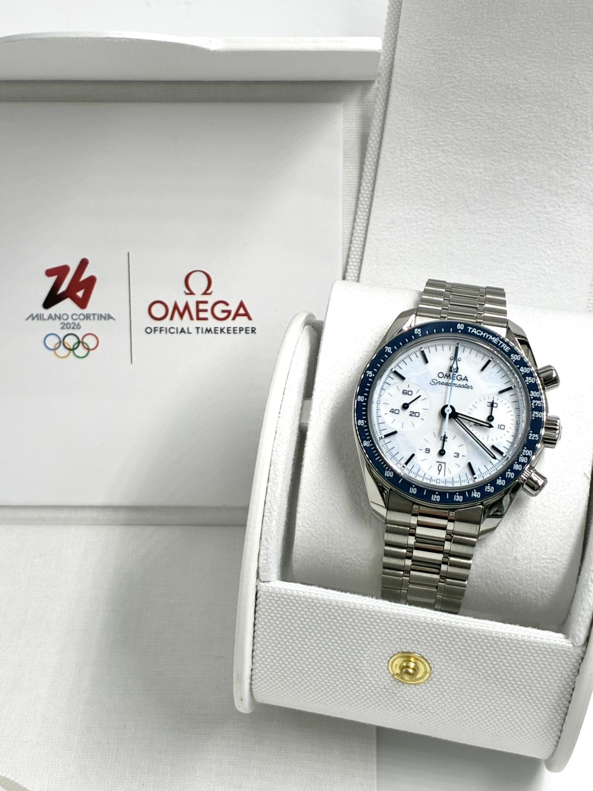 Omega 522.30.38.50.04.002 Speedmaster 38 Milano Cortina 2026