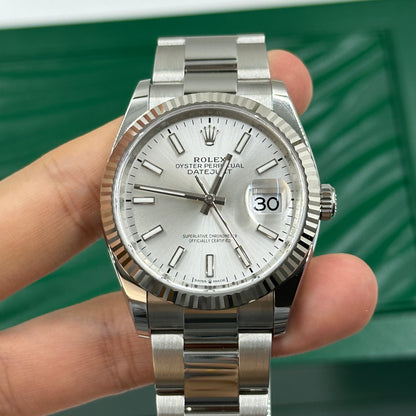 Rolex Datejust 36 126234 Silver Index Oyster 2026