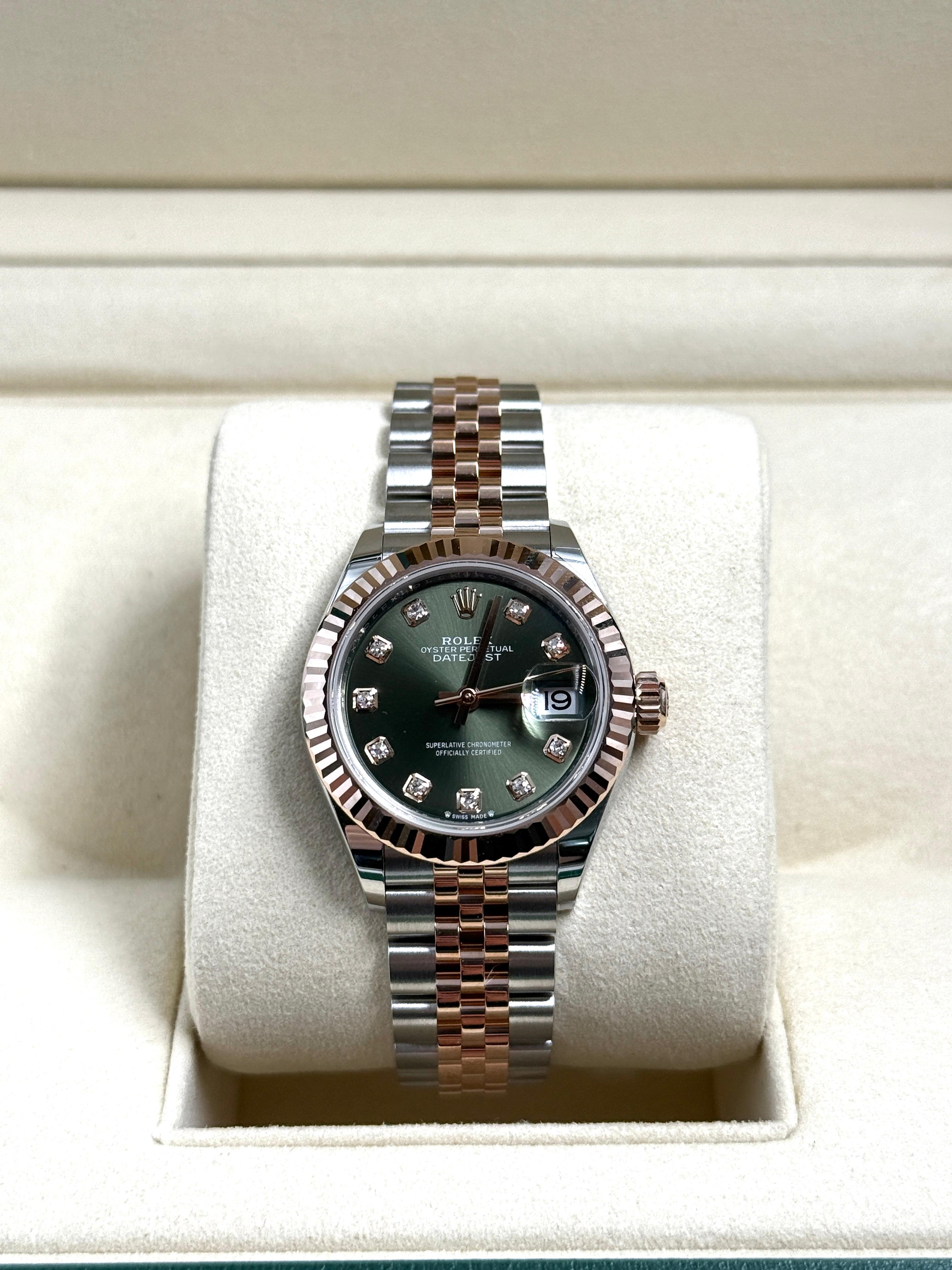 Rolex Lady-Datejust 279171G Green Jubilee 2025