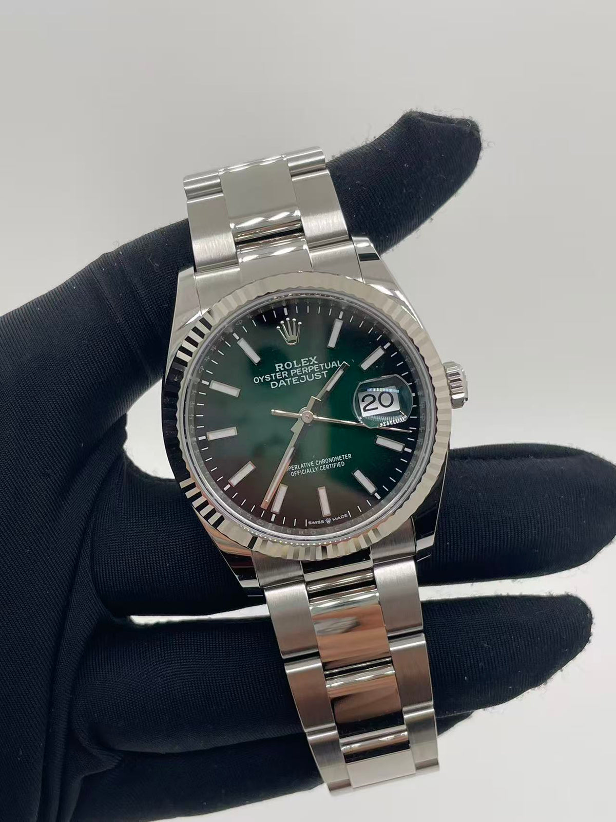 Rolex Datejust 36 126234 Ombré Green Oyster 2026
