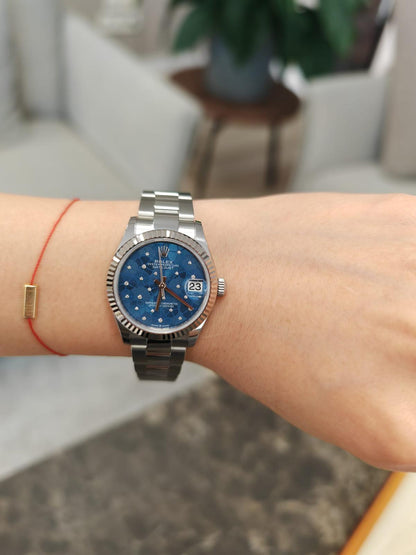 Rolex Datejust 31 278274 Blaue Foral Oyster 2025
