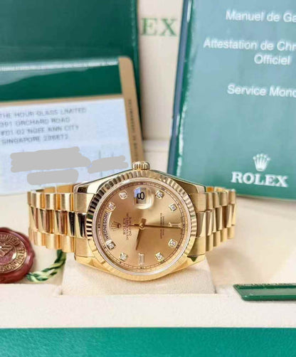 ROLEX 118238 champ diamond  jubilee 22links