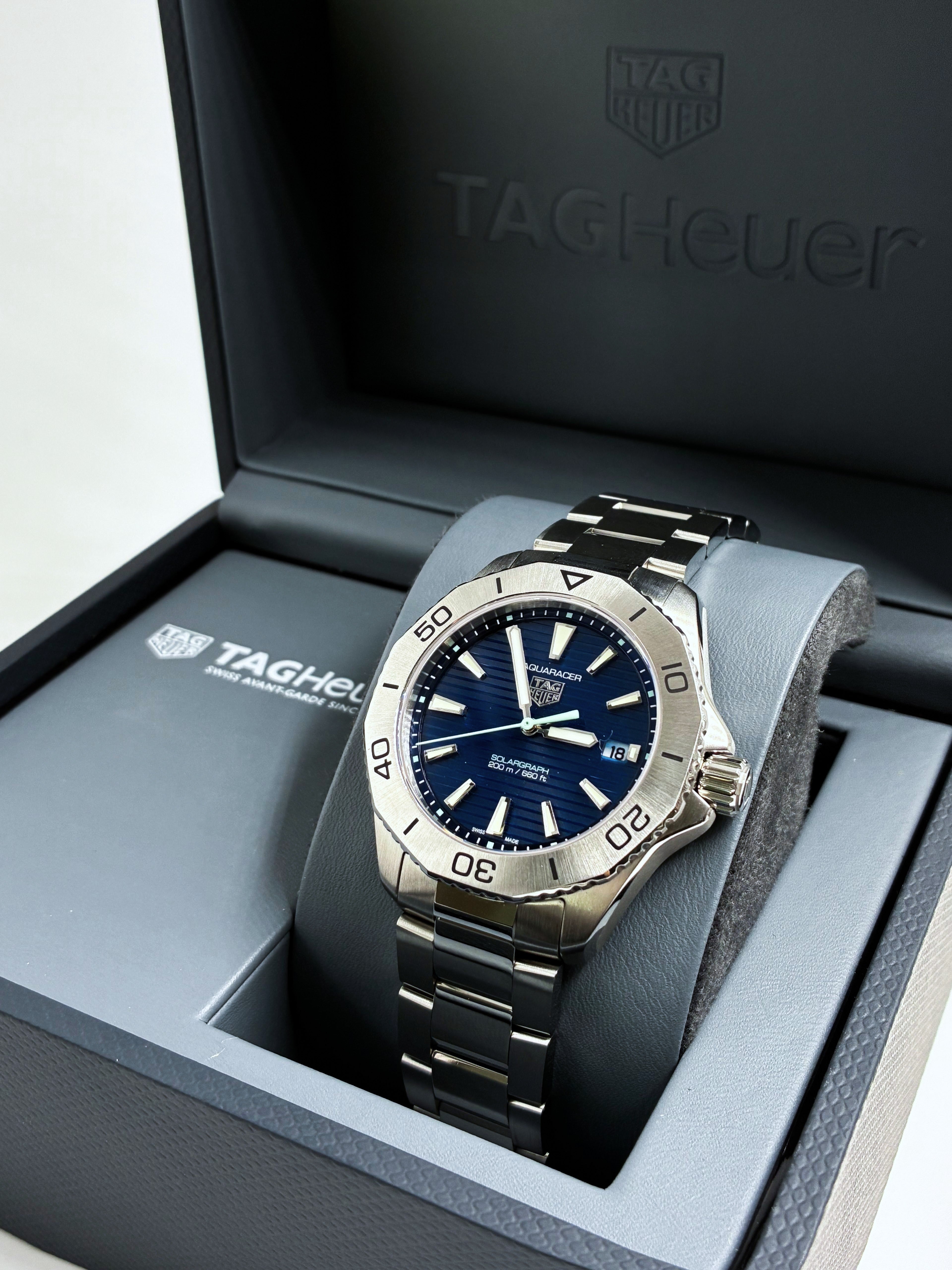 TAG Heuer WBP1113.BA0000 Aquaracer Professional 200 Solargraph 40 Stainless Steel