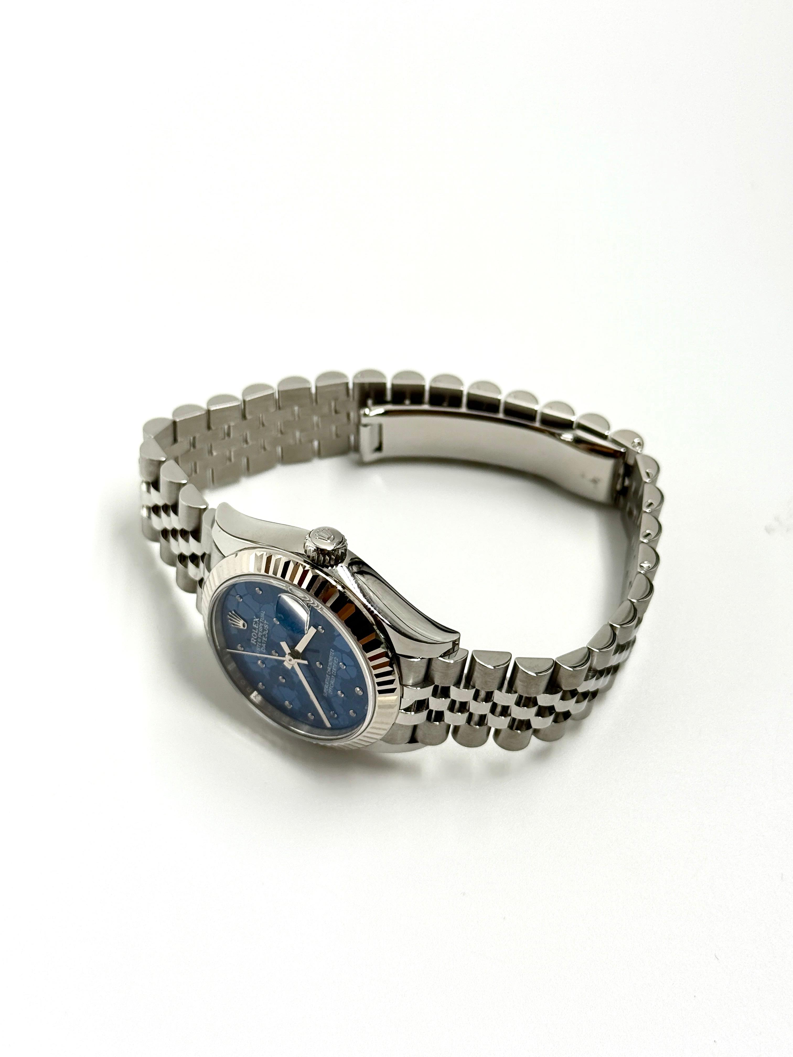 Rolex Datejust 31 278274 Blaues Blumenjubiläum 2025