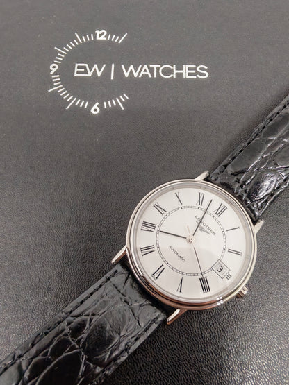 Longines White Automatic Presence Stainless L4.821.4.11.2  2026