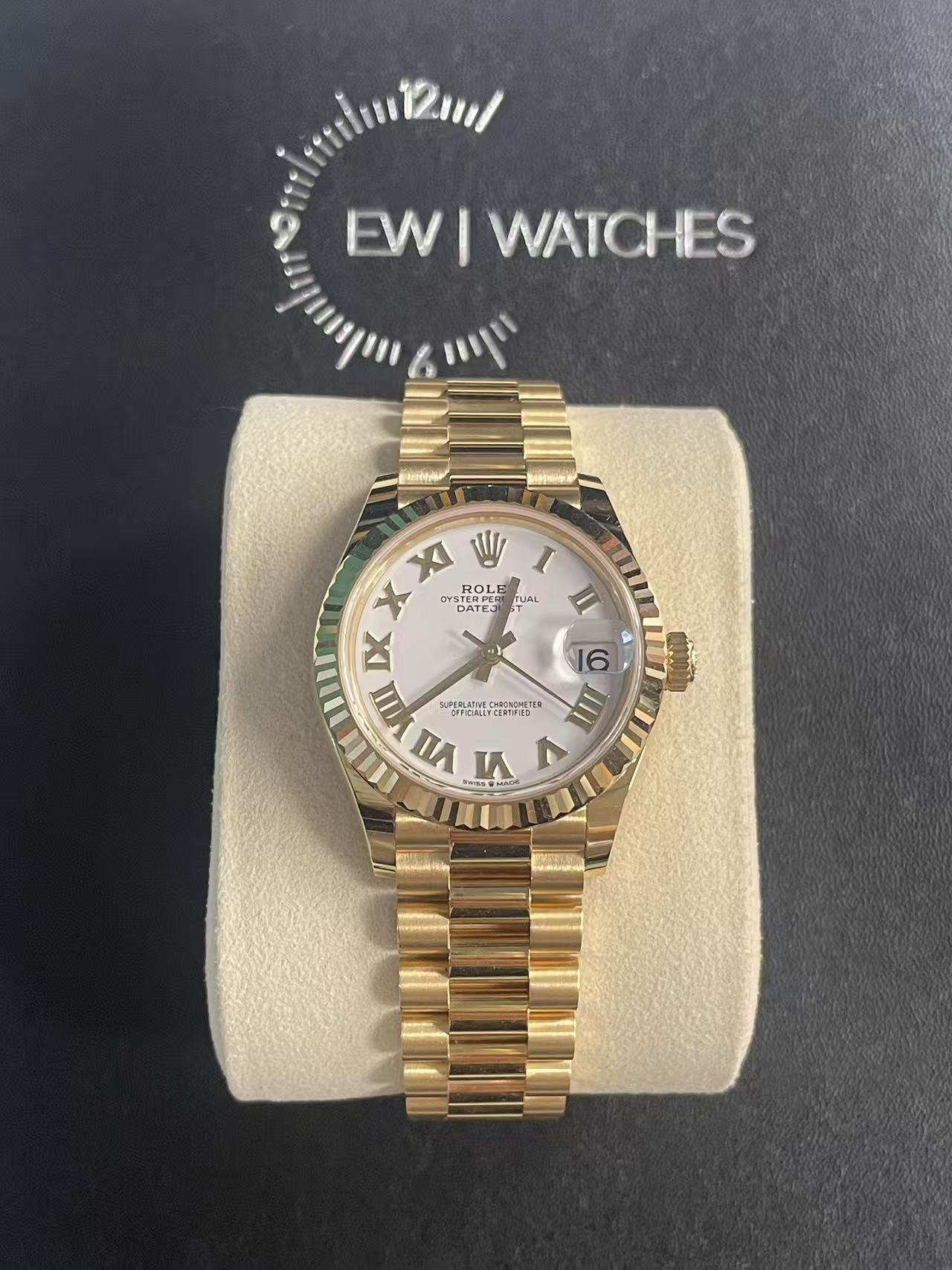 Rolex Datejust 31 278278 White Roman 2025