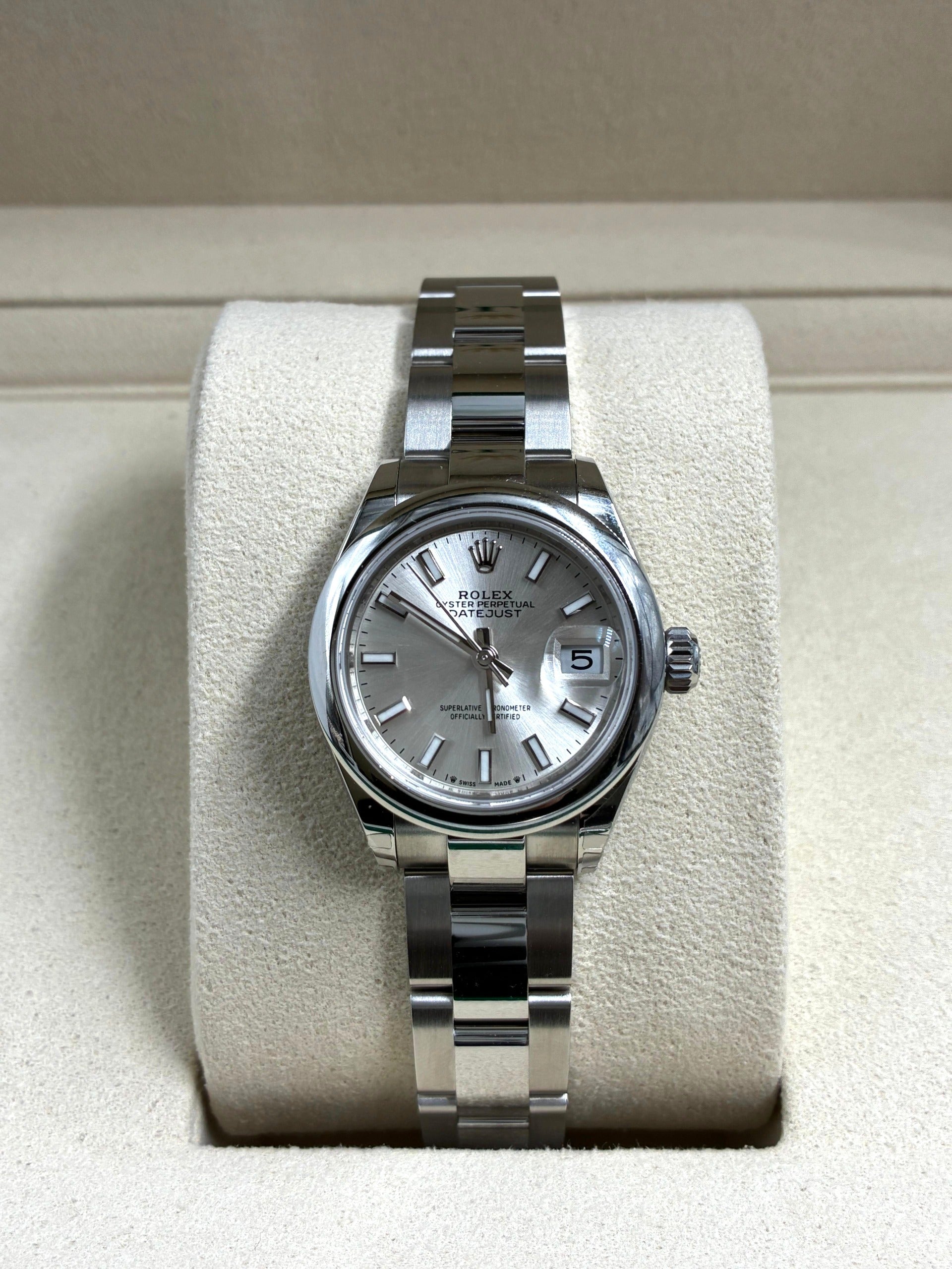 Rolex Lady-Datejust 279160 SILVER INDEX OYS