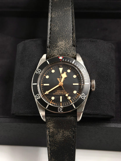 Tudor Black Bay 41 mm 79230N-0008 Schwarzes Leder 2024 HWN