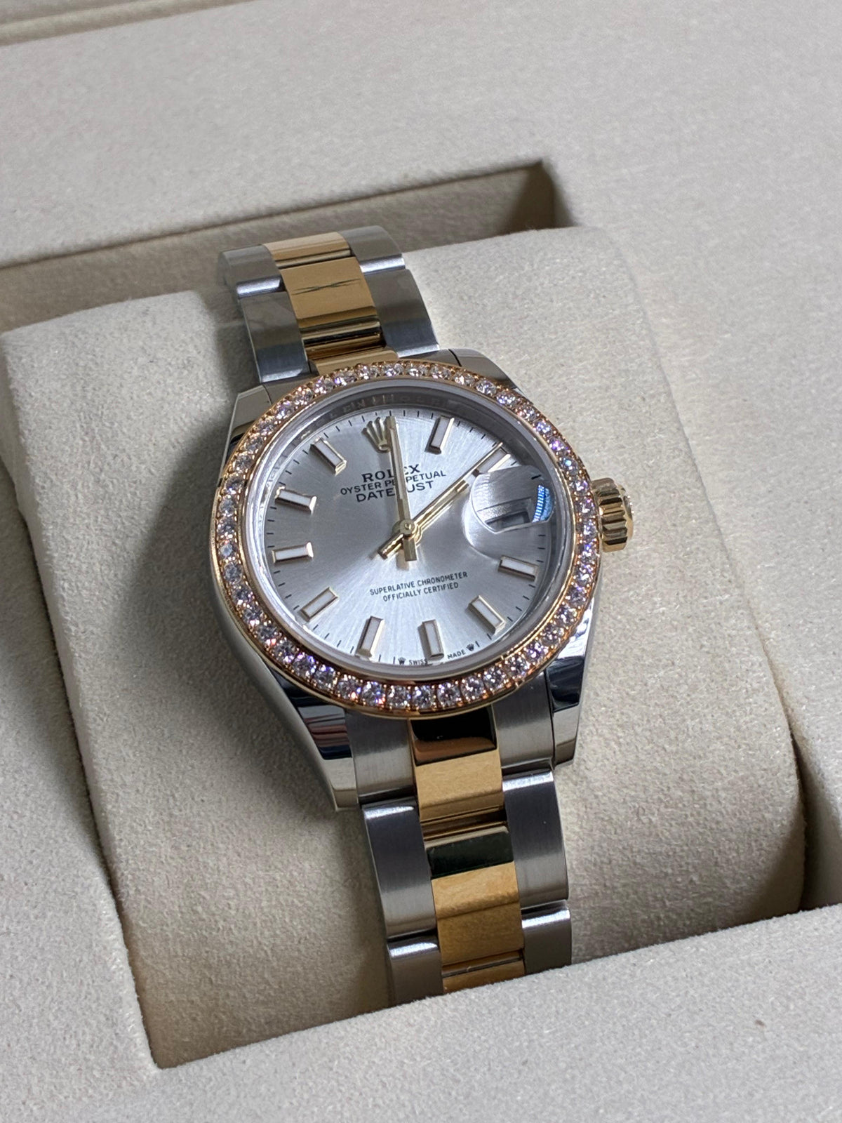 Rolex Lady-Datejust 28 m279383RBR-0018 Silver Index Oyster 2025