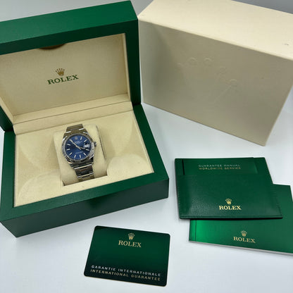 Rolex Datejust 36 126234 Blauer Index Oyster 2025