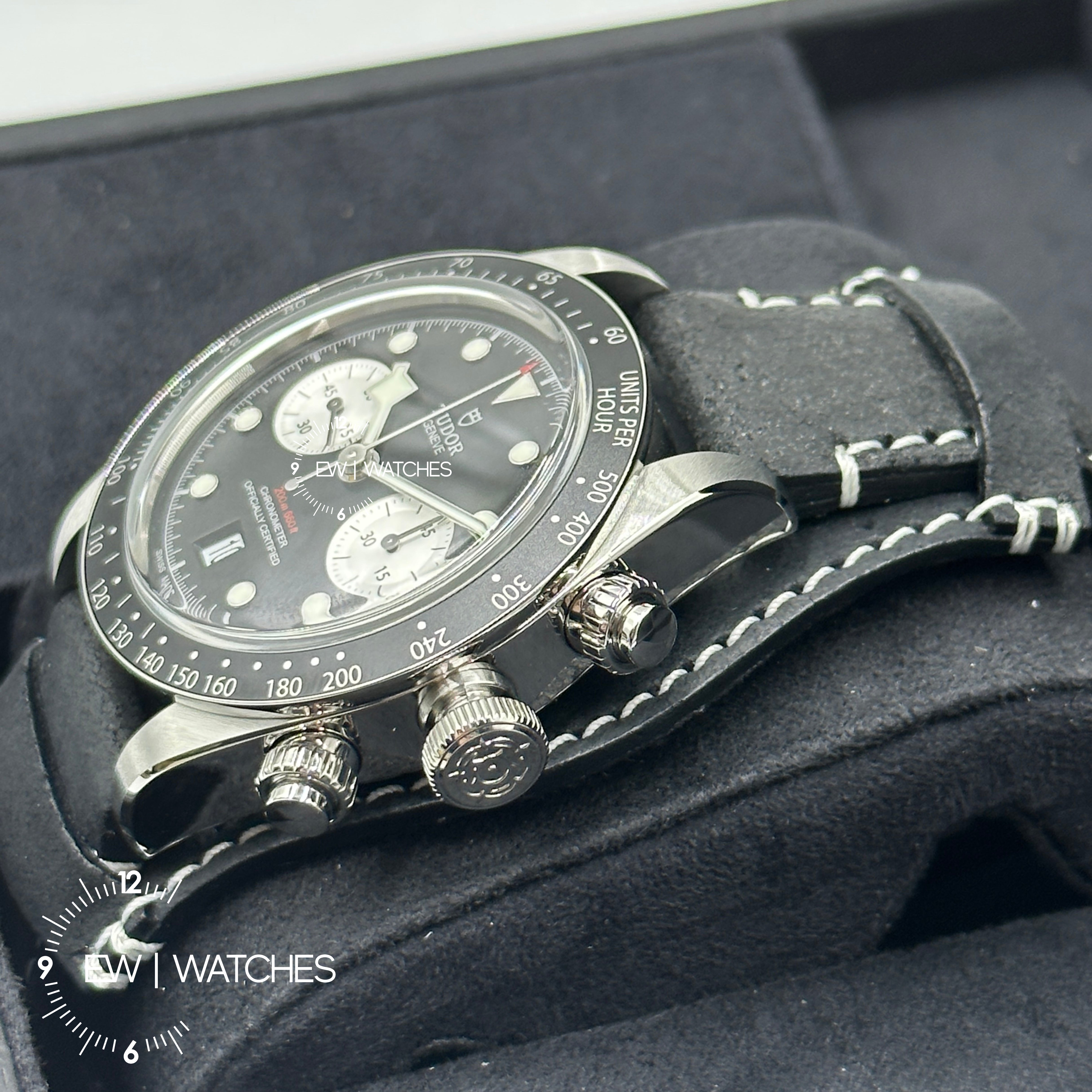 Tudor Black Bay Chrono 41mm 79360N-0005 Black Strap