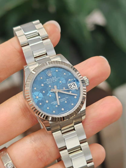 Rolex Datejust 31 278274 Blaue Foral Oyster 2025
