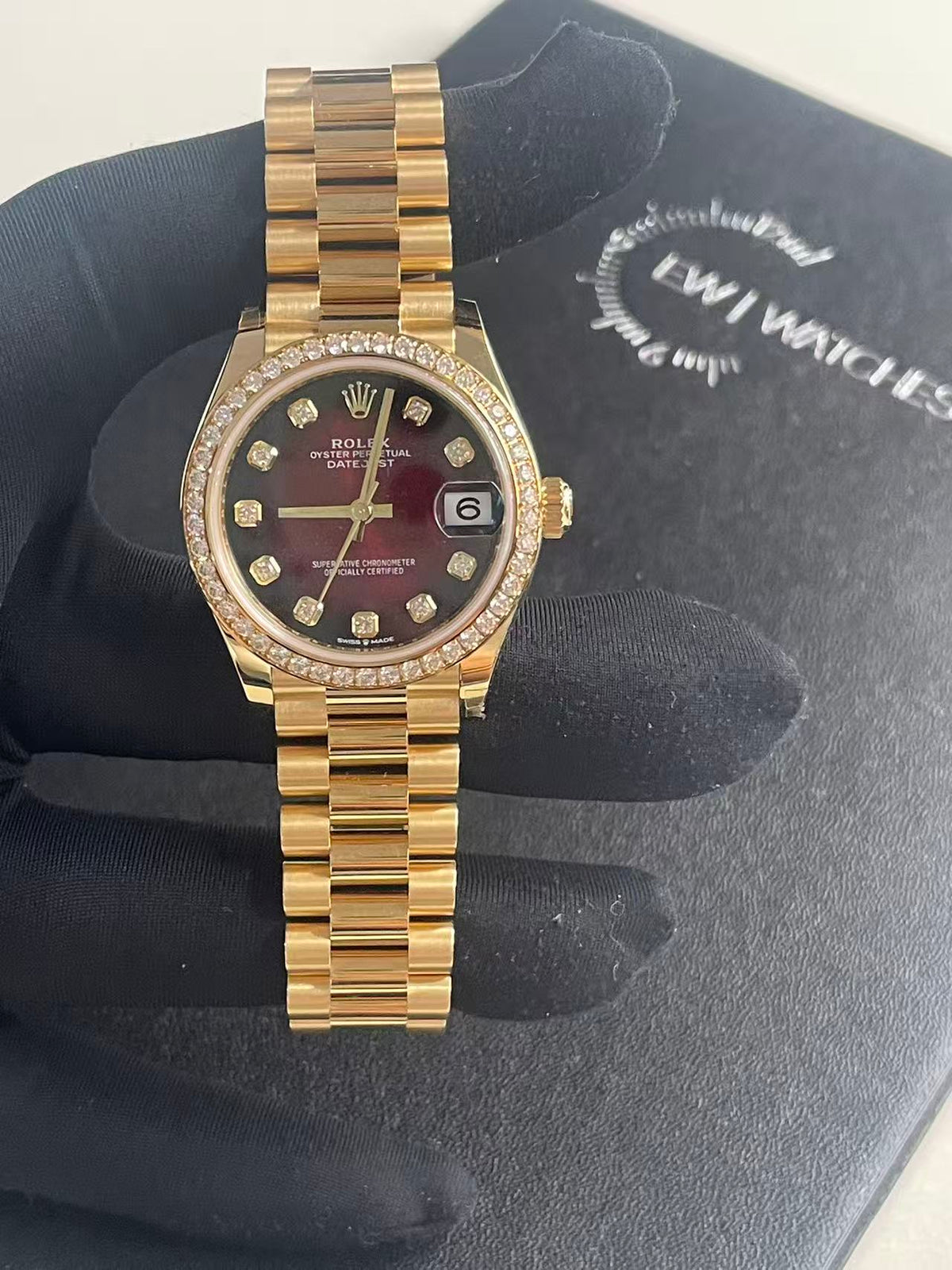 Rolex Datejust 31 278288RBR G Red Ombre President 2026