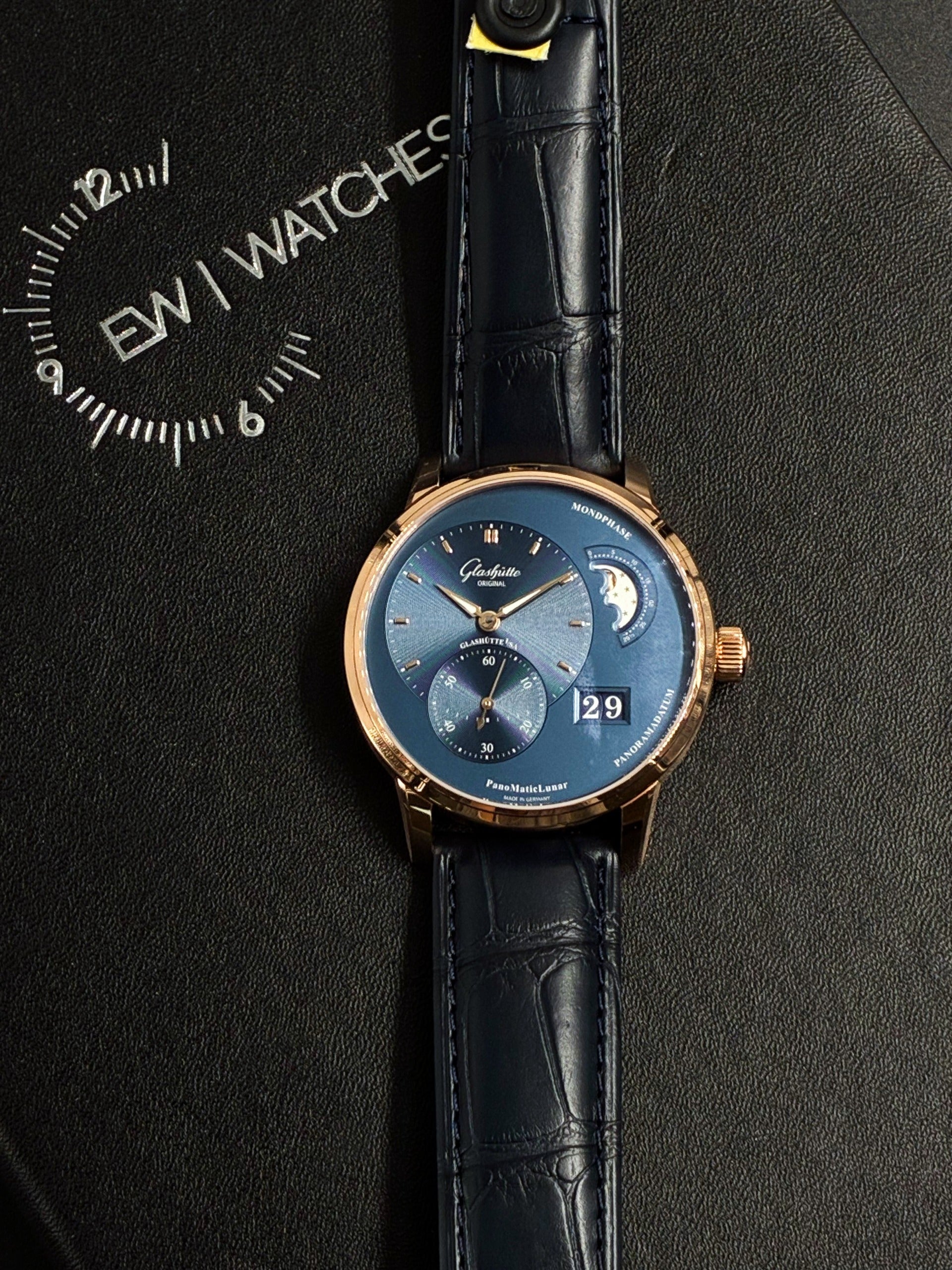 Glashütte Original Panomaticlunar Blue 1-90-02-11-35-61