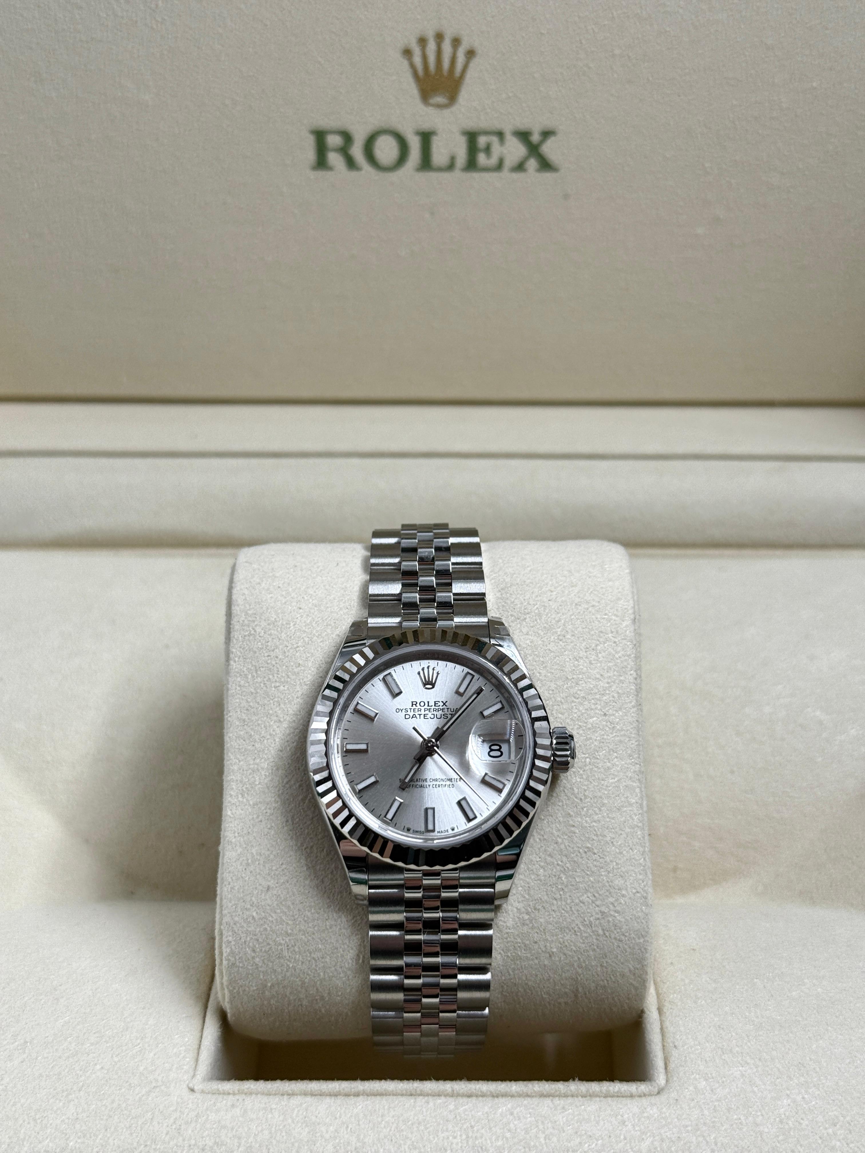 Rolex Lady-Datejust 279174 Silber Index Jubilee 2025