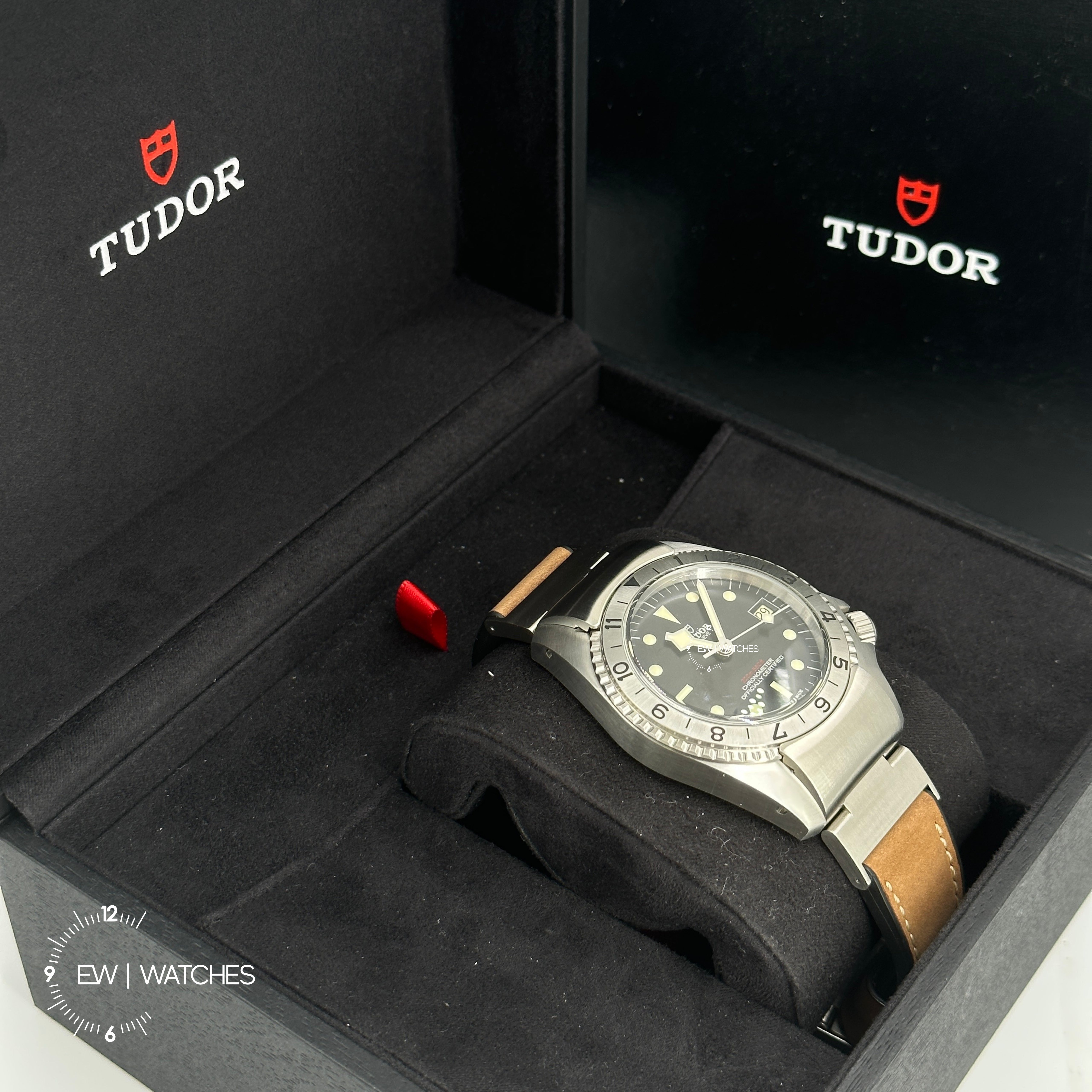 Tudor Black Bay P01 42mm 70150-0001 Black Leather 2024