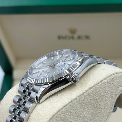Rolex Datejust 36 126234 Silber Index Jubilee 2025