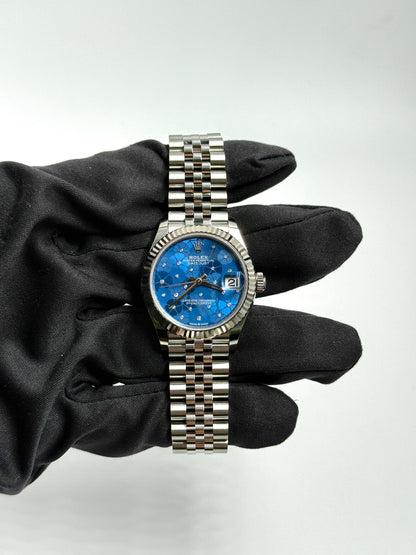 Rolex Datejust 31 278274 Blaues Blumenjubiläum 2025